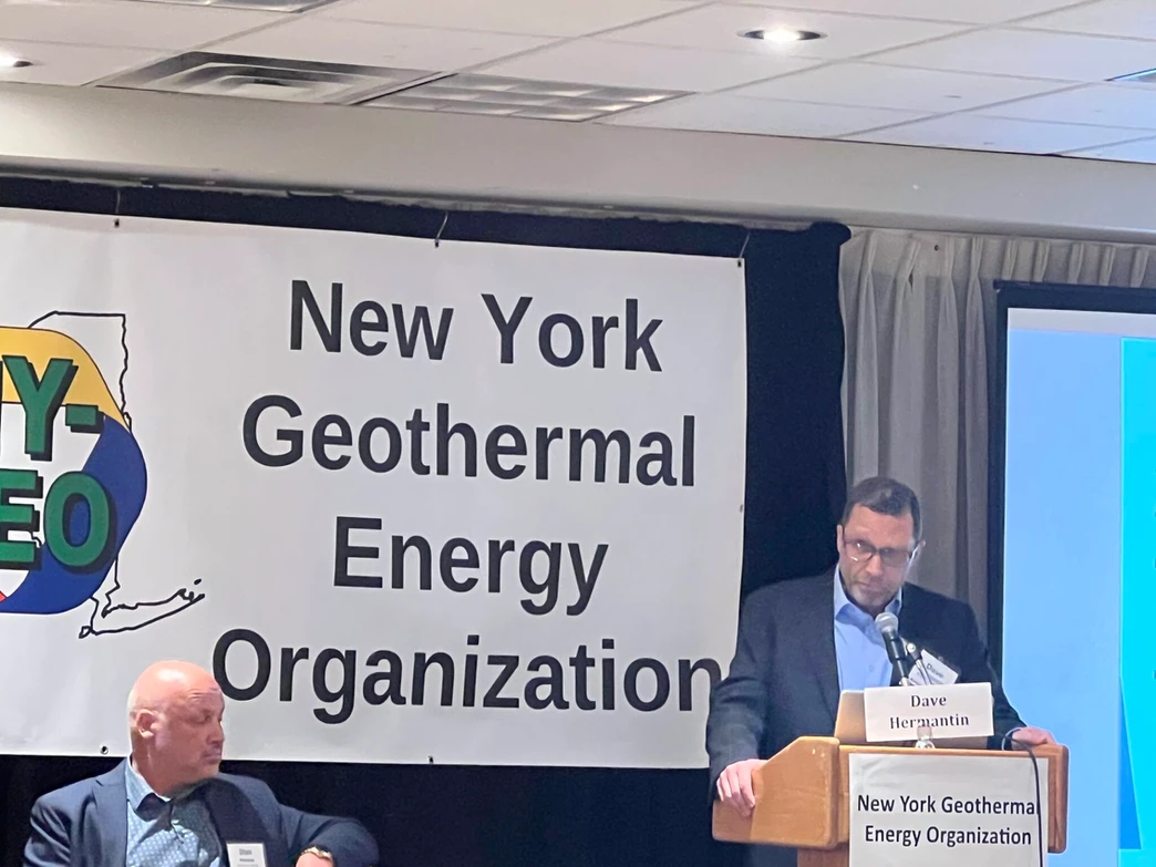 Brightcore Energy's Dave Hermantin speaks at NY GEO